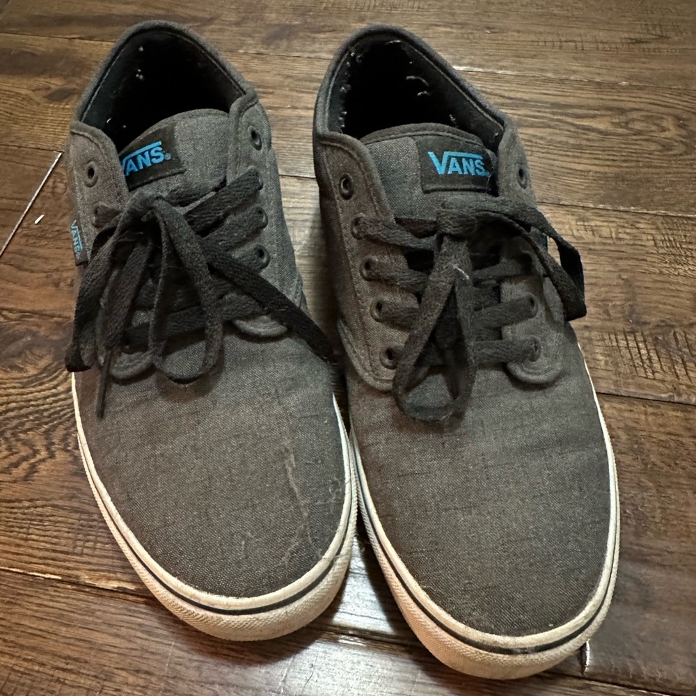 Vans Men's Gray Canvas Sneakers